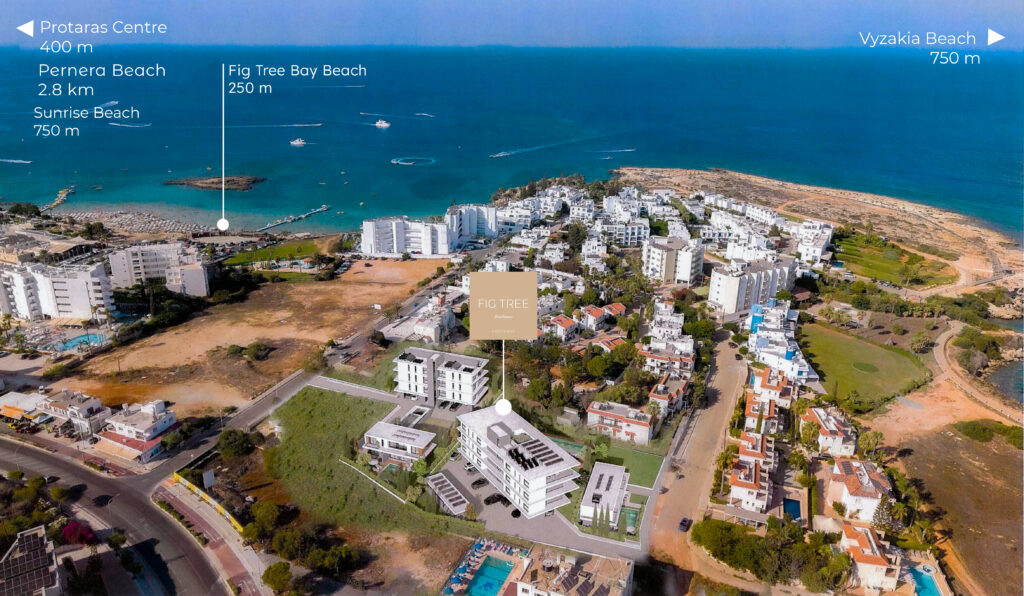 FIG TREE RESIDENCES צילום אוויר ומרחקים